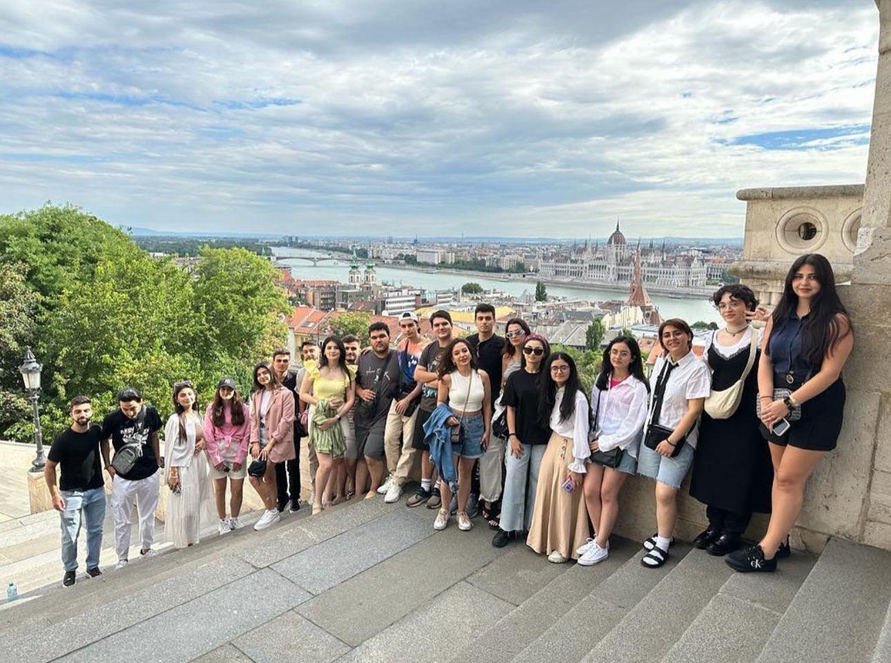 CEEP students at Fisherman's Bastion, Budapest